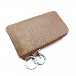 Sleutelhanger cognac leder K2326 YVES RENARD